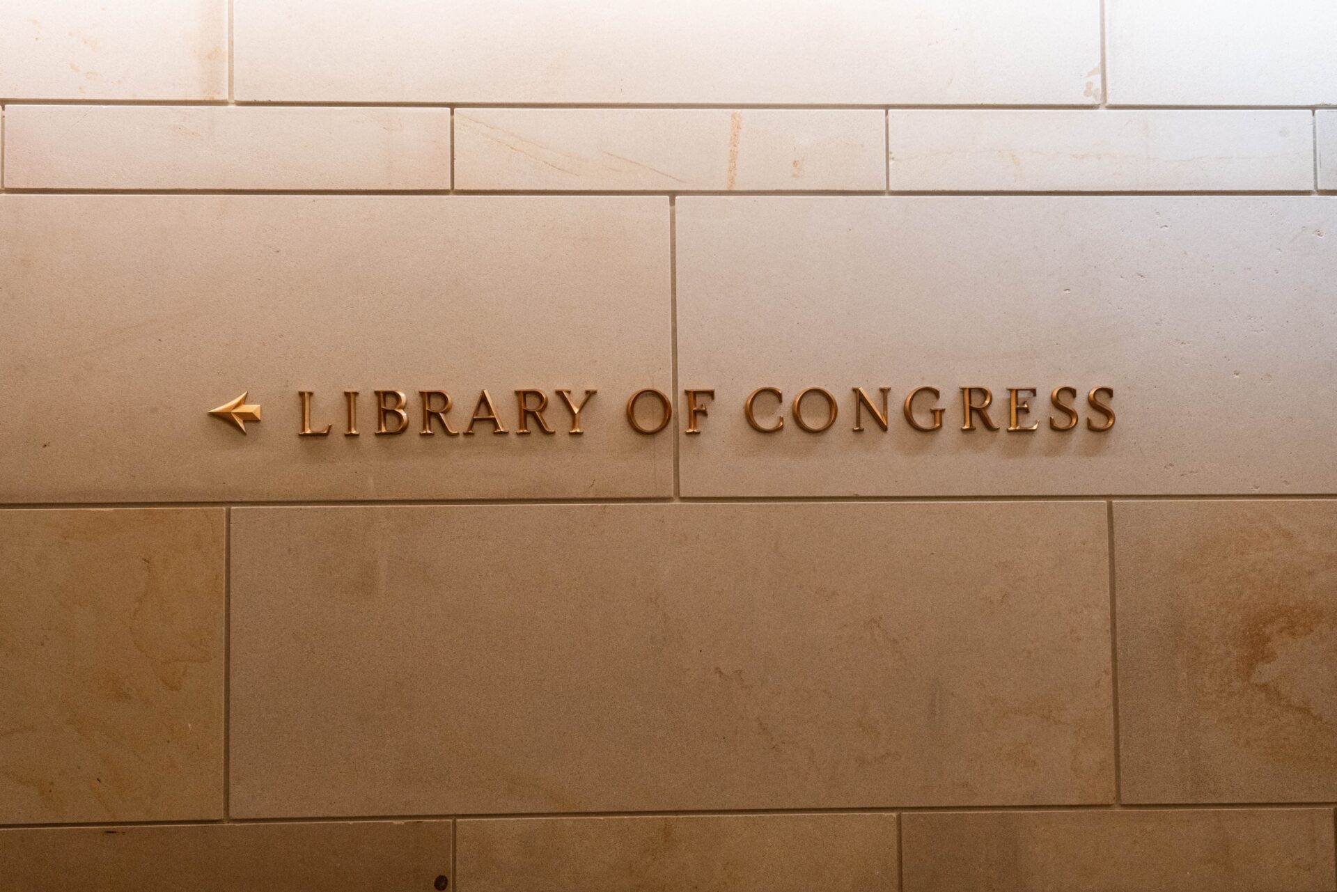 Image of Library of Congress plaque